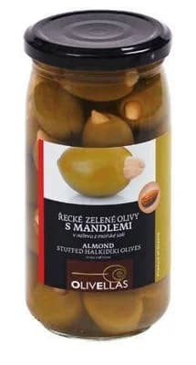 Olivellas Olivy zelené s mandlí