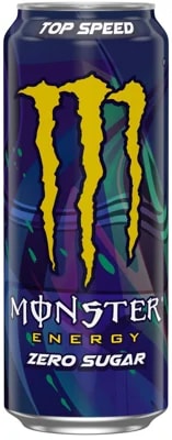 Monster Top Speed Zero Sugar plech