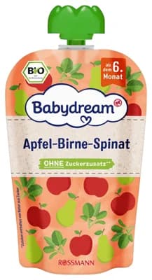 Babydream BIO Kapsička jablko, hruška, špenát a kukuřice
