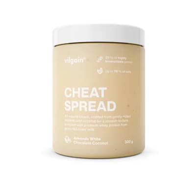 Vilgain Cheat Spread – mandle s bílou čokoládou a kokosem