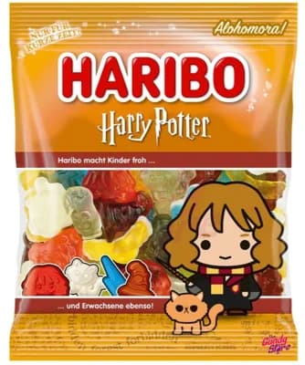 HARIBO Harry Potter HERMIONE - Želé s ovocnou a kolovou příchutí