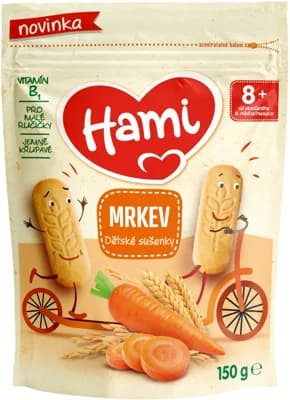 Hami Dětské sušenky mrkev