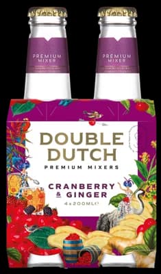 Double Dutch Cranberry Tonic Water Multipack 4x200ml
