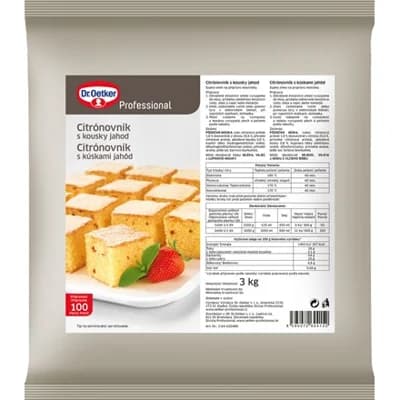Dr. Oetker Citrónovník s jahodovými kousky 1 ks