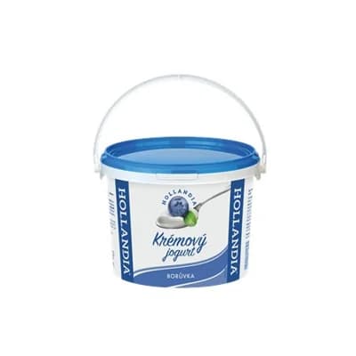 HOLLANDIA Jogurt krémový borůvka chlaz.