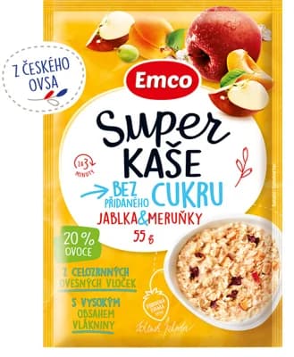 Emco Super kaše jablka meruňky