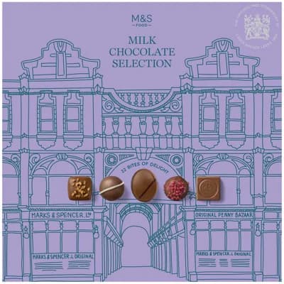 Marks & Spencer Kolekce bonbónů z mléčné čokolády s různými náplněmi