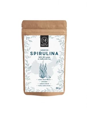NATU Spirulina BIO prášek 80 g
