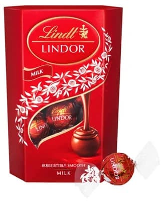 Lindt Lindor Mléčná čokoláda s jemnou krémovou náplní