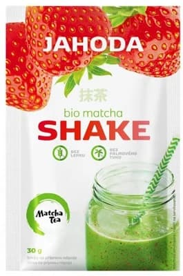 Matcha Tea Bio Matcha Shake - jahoda