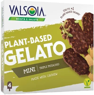 Valsoia Plant-based kešu pistáciové nanuky multipack (4×81,5 ml)