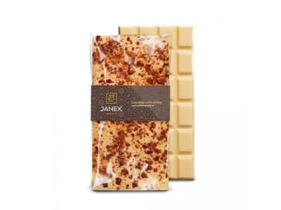 JANEK Bílá čokoláda s chilli