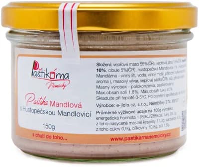 Paštikárna Paštika mandlová s hustopečskou mandlovicí