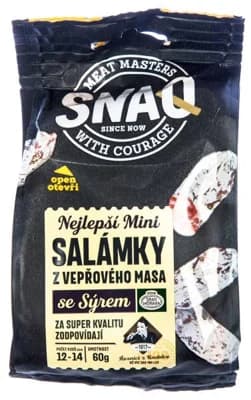 Kostelecké Uzeniny Snaq Salámek mini se sýrem
