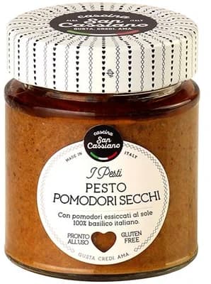 Cascina San Cassiano Červené pesto s bazalkou a sušenými rajčaty