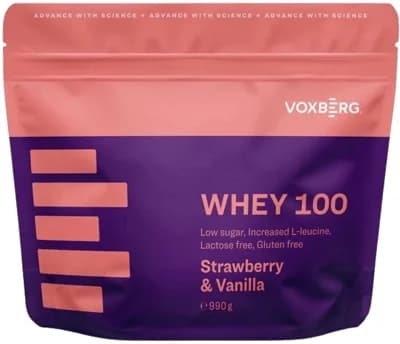 Voxberg Whey Protein 100 - jahoda/vanilka