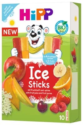 HiPP BIO Rampouchy – ovocné pyré ke zmražení 10×40 ml