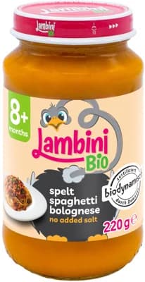 Lambini BIO Demeter příkrm špaldové špagety Bolognese