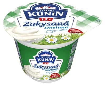 Mlékárna Kunín Zakysaná smetana klasik (12%)