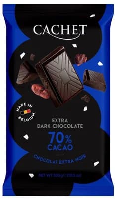 Cachet Tabulková čokoláda Extra hořká 70%