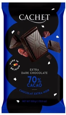 Cachet Tabulková čokoláda Extra hořká 70%
