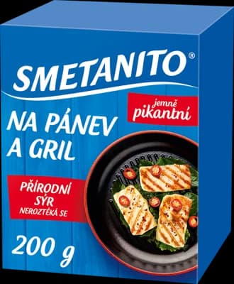Smetanito Sýr na gril a na pánev jemně pikantní