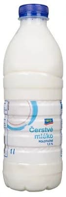 ARO Mléko čerstvé polotučné 1,5% 6x1L PET