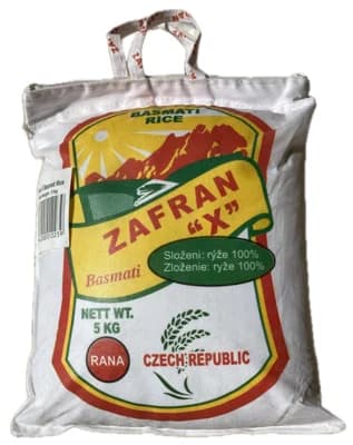 Zafran rýže basmati