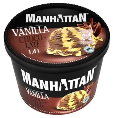 Manhattan Zmrzlina vanilka a čokoláda