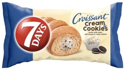 7 Days Croissant Vanilkový krém & Cookies