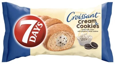 7 Days Croissant Vanilkový krém & Cookies