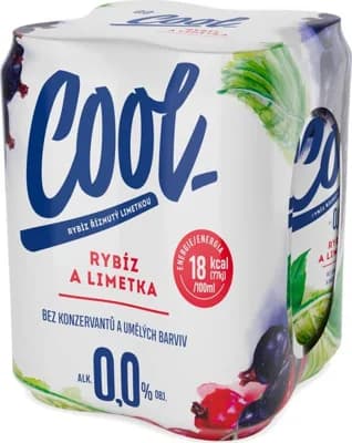 Cool Nealko 0,0% Rybíz & limetka 4x0,5l