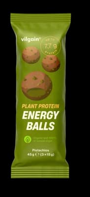 Vilgain Plant Protein Energy Balls BIO pistácie 3x15g