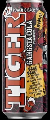 Tiger Energy drink Cola flavoured