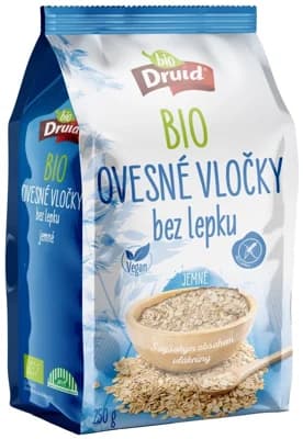 Druid BIO Jemné ovesné vločky bez lepku