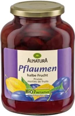 Alnatura BIO Švestky půlené