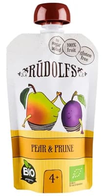 Rudolfs BIO Kapsička hruška a sušená švestka
