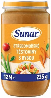 Sunar Příkrm středomořské těstoviny s rybou, 12m+