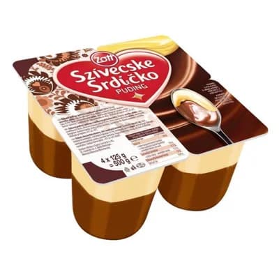 Zott Srdíčko puding čokoláda 4x125g