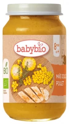 Babybio BIO Sladká kukuřice s farmářským kuřecím masem