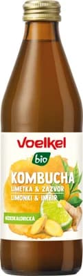 Voelkel BIO kombucha limetka a zázvor
