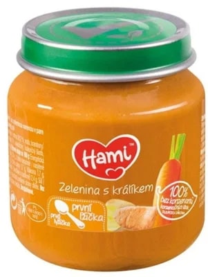 Hami Zelenina s králičím masem - První lžička 4m+
