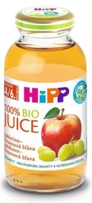 HiPP BIO dětská ovocná šťáva jablečno - hroznová