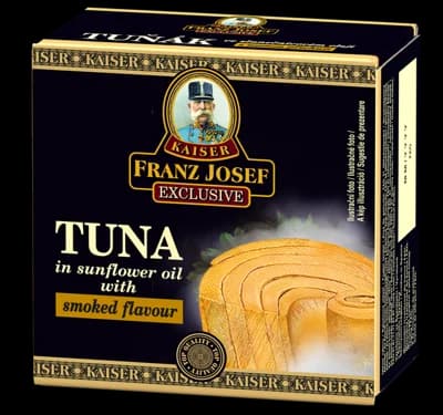 Franz Josef Kaiser Tuňák celý v rostlinném oleji s uzenou příchutí