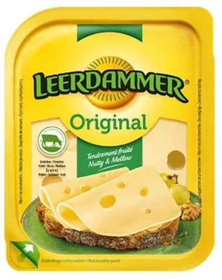 Leerdammer sýr plátky