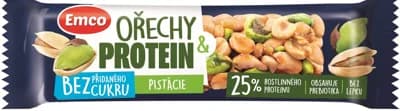 Emco Tyčinka ořech a protein pistácie