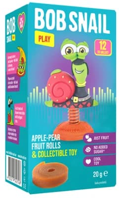Šnek Bob Jablko-hruška s hračkou