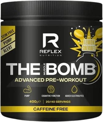 Reflex The Muscle BOMB Caffeine Free - citrónový sorbet