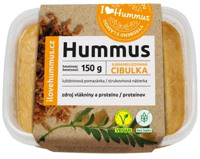 I love hummus Karamelizovaná cibulka