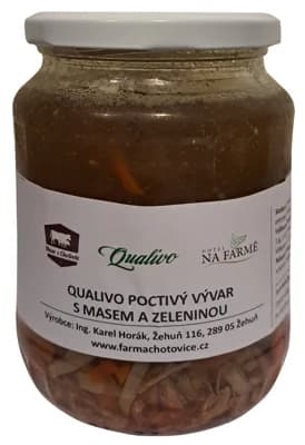 Qualivo Poctivý vývar s masem a zeleninou